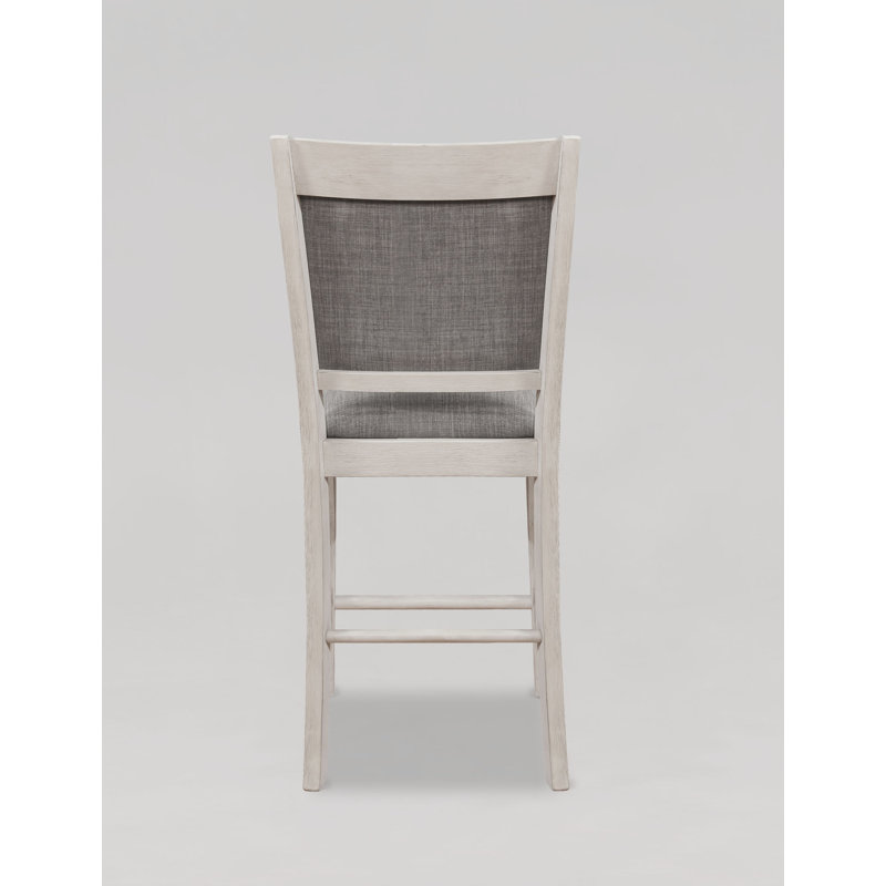 Donaldson Upholstered Counter Stool with Solid Wood Frame