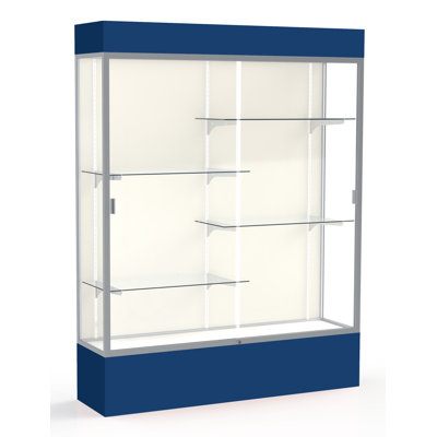 Spirit Series 80" H x 60" W Aluminum Display Case with Lighting 