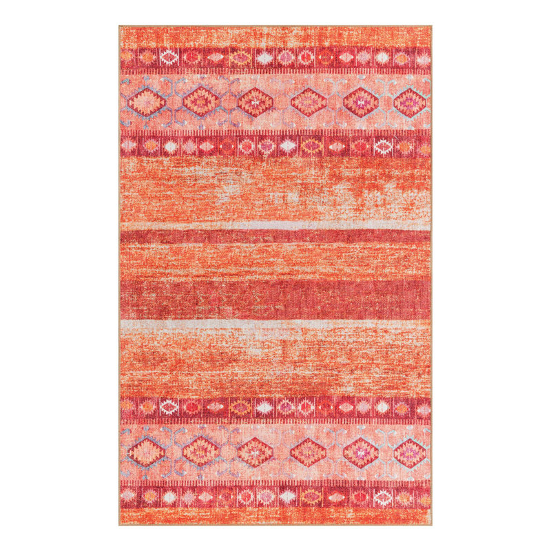 Audreyann Chenille Geometric Indoor Rug, Rectangle 5' x 8'