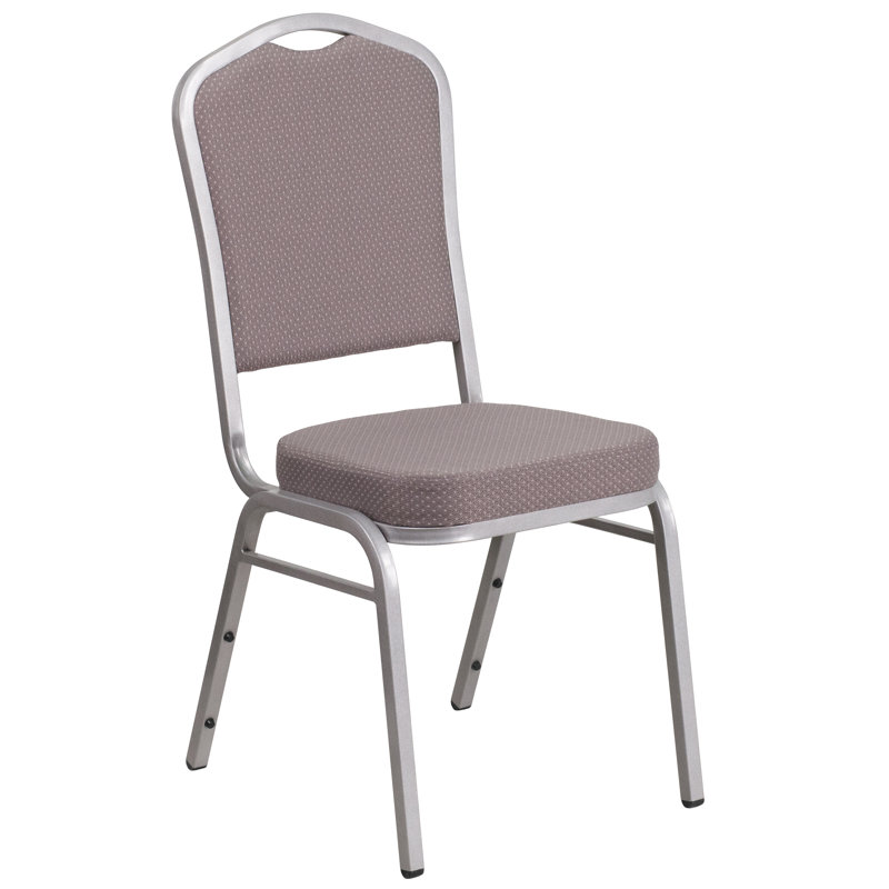 Chaise de banquet empilable Oliverson, Bleu, Silver, 1