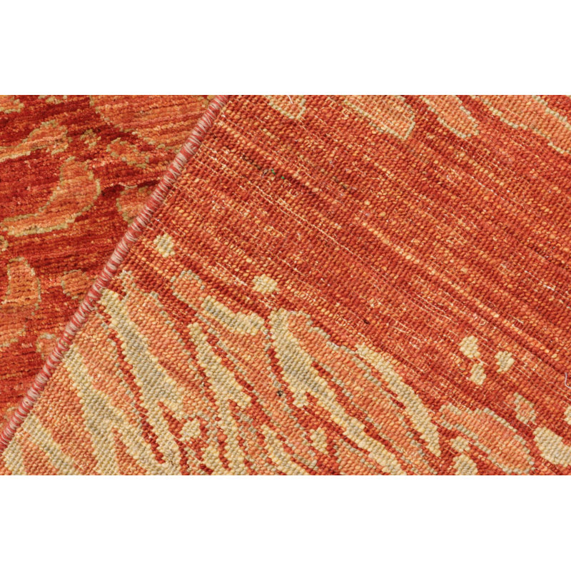Tapis rectangulaire en laine de conception unique 3 pi 4 po x 4 pi 11 po Ridger