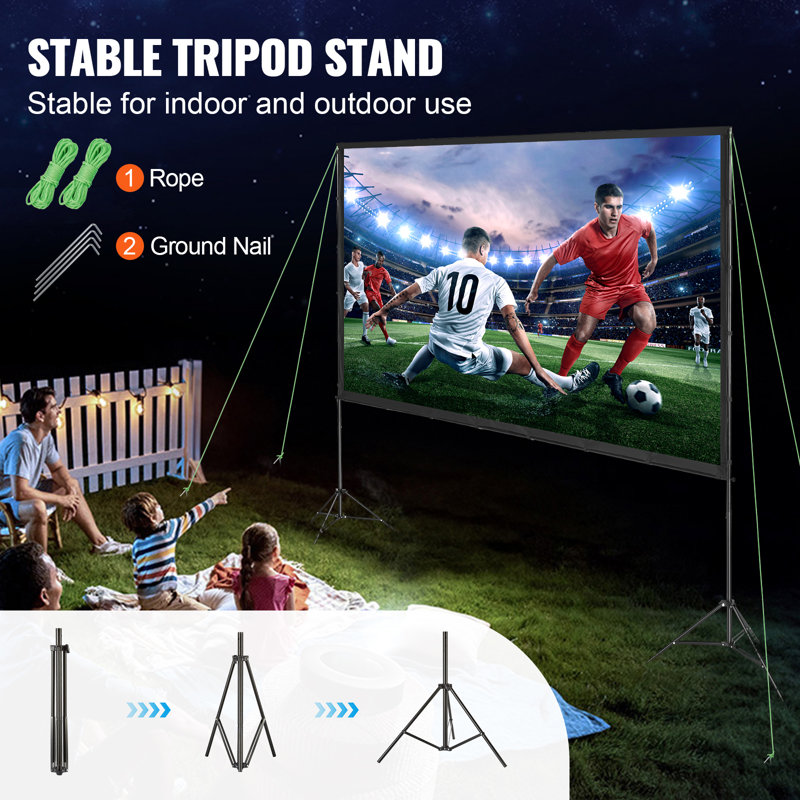 VEVOR Outdoor Portable Projector Screen Projector Screen