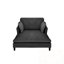 Chaise longue avec coussins et pieds robustes-1970203522
