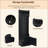 Minimalist Slim Hall Tree with Cabinet & 6 Hanging Hooks - Multi-functional Storage Bench & Coat Rack, Elegant Foyer Cabinet for Hallway & Living Room-717815453