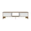 Meuble télé 65 po Noe Velmora - Console de télévision moderne avec tablettes de rangement ouvertes-2012969790