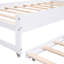 Lit de jour en bois avec 2 lits gigognes, 3 casiers de rangement, 1 lumière gratuite et charge USB-300945708