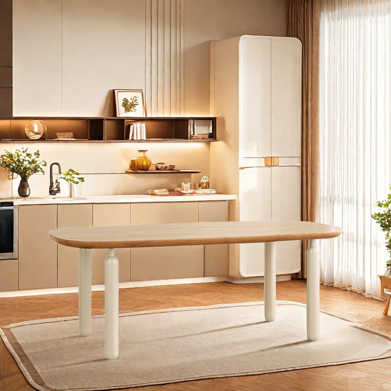 Table de salle à manger Dzheni, H 29,52 po x L 55,11 po x l 27,55 po