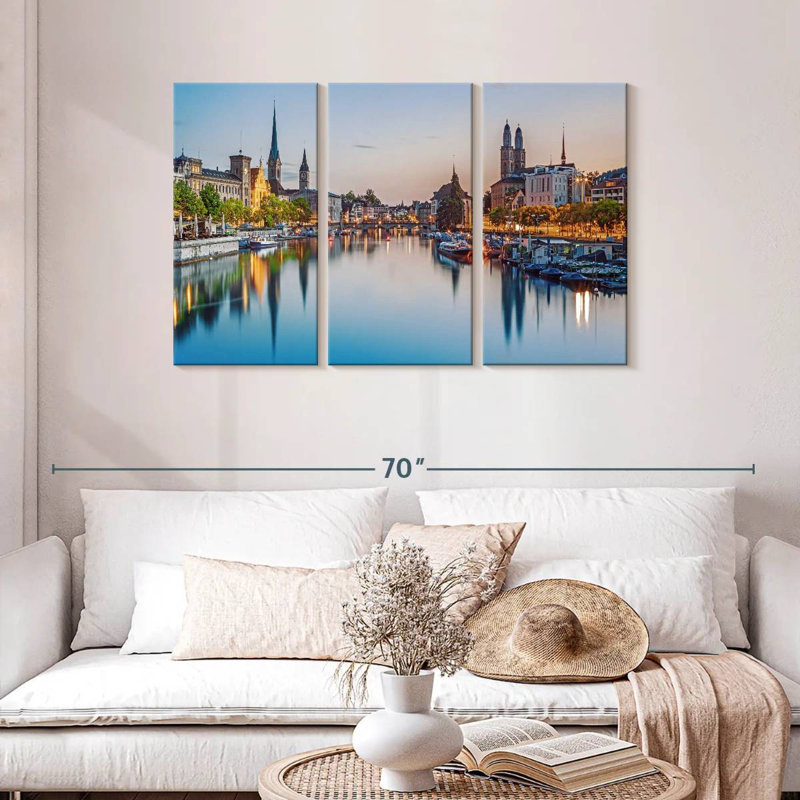 Sebbie Limmat River, 28" H x 45" W