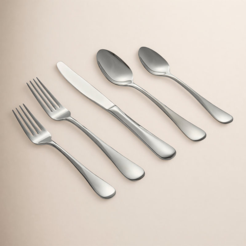 Birch Lane™ Idaia Stainless Steel Flatware Set - Service for 4, Steel