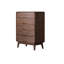 Commode d'appoint en bois massif Johara