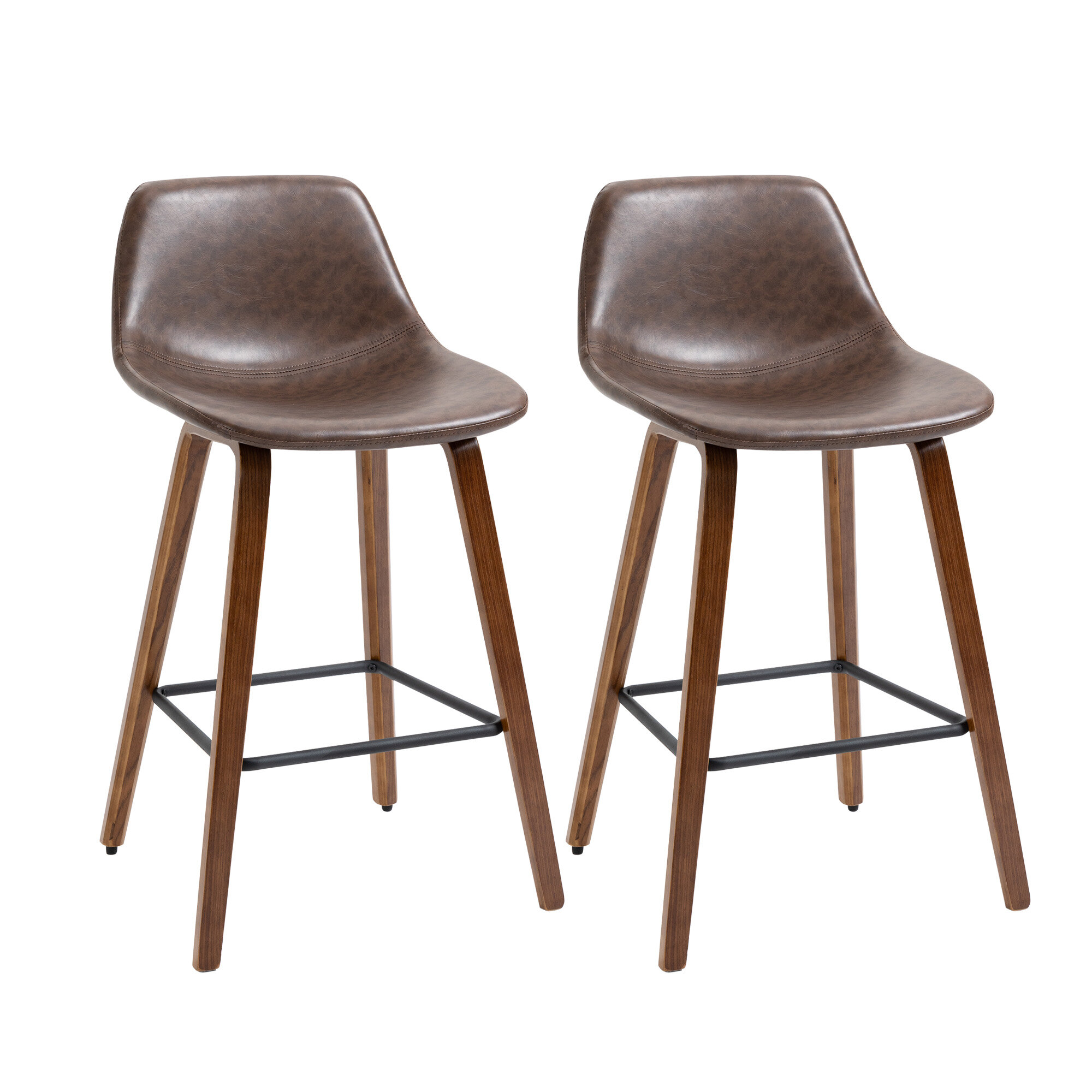 Montreal bar stool tan best sale pu leather