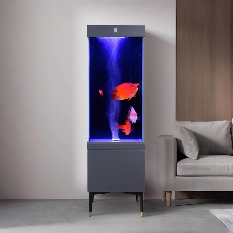 Vertical Water-Circulation Bottom-Filter Aquarium