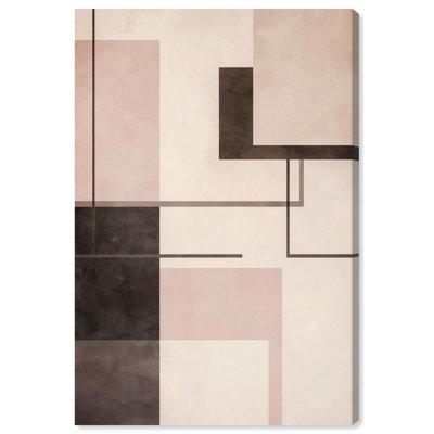 «Beauty of a Clean Line», reproduction d'art moderne sur toile par Art Remedy