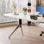 Bureau pratique moderne en forme ovale-165918982-165918983