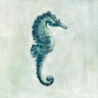 Indigo Sea Life I by Silvia Vassileva - Wrapped Canvas Painting
