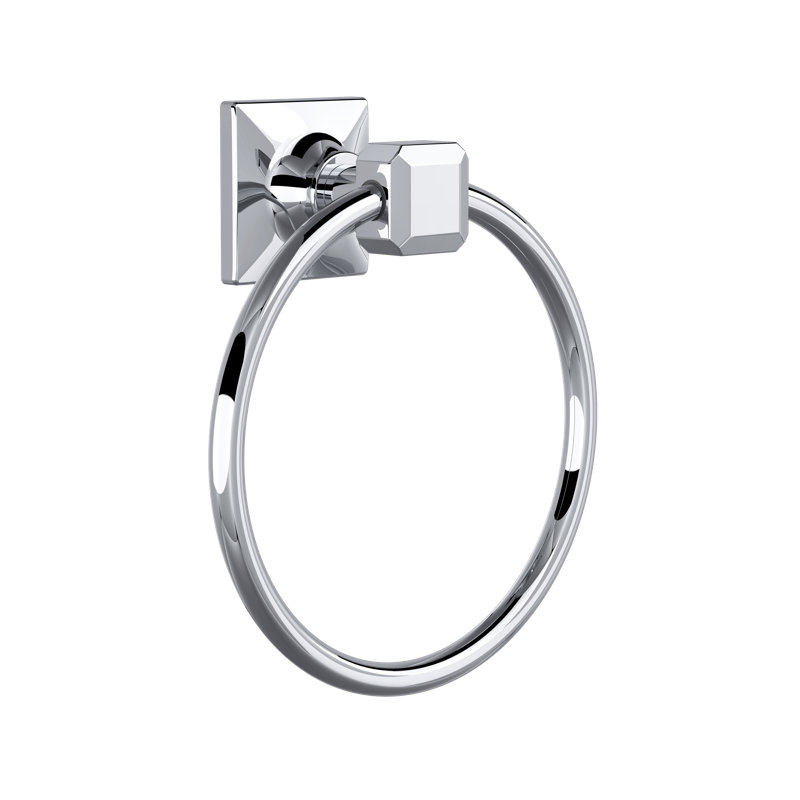 Apothecary Towel Ring, Polished Chrome