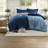 Modern Bedding Sets, 3 Piece Polyester Corduroy Full Queen for Home