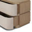 Mariella Nightstand-Beige Painted Linen