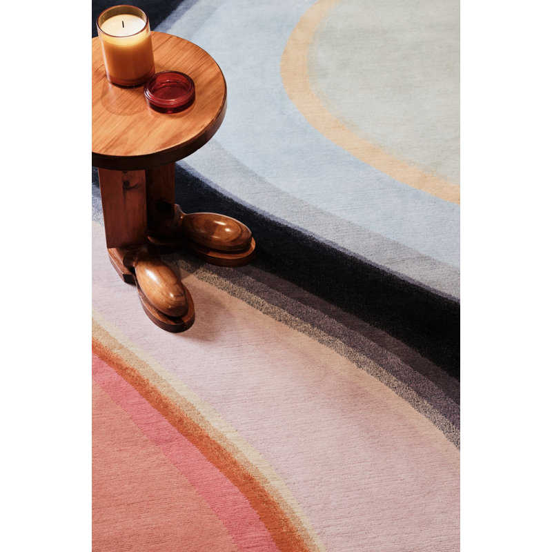 Paul Smith Spray Swirl Area Rug, Rectangle 7' x 10'
