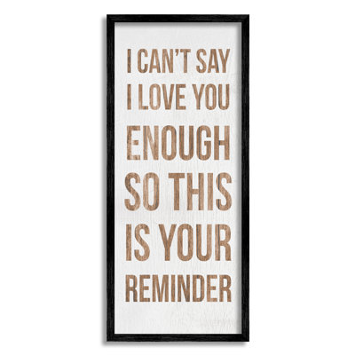 Picture Frame Textual Art on MDF