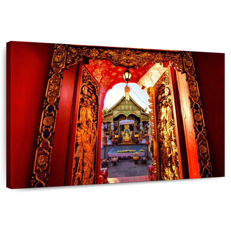 Porte Adella Wat Ming Muang, H 8 po x l 12 po