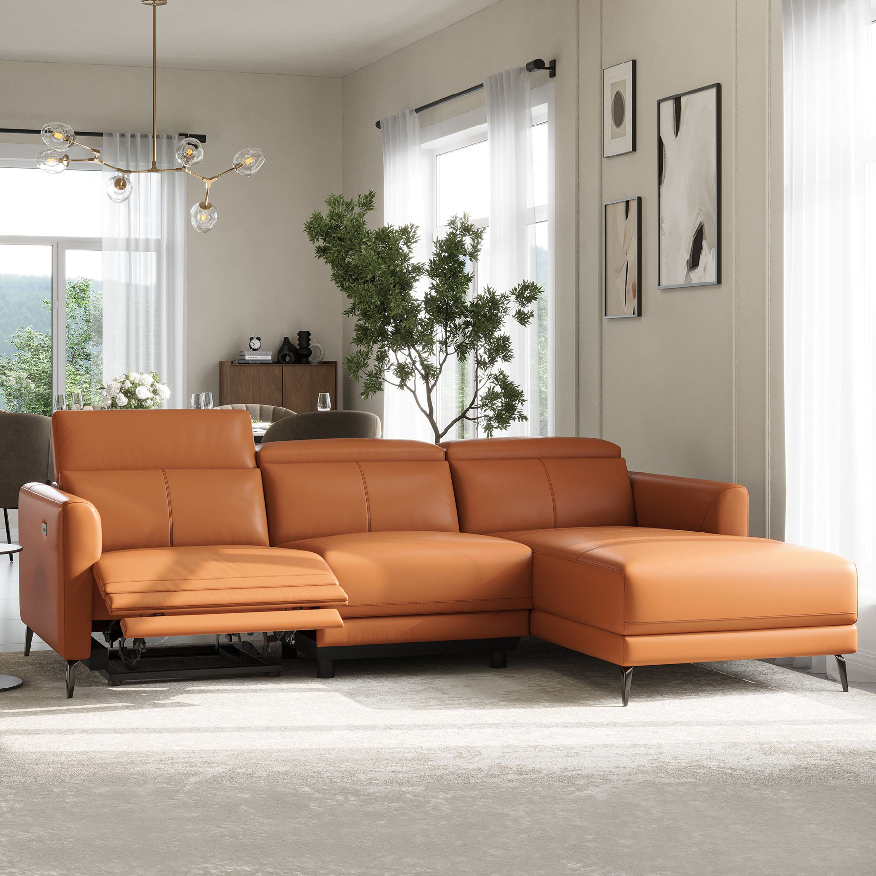 reclining sectionals image