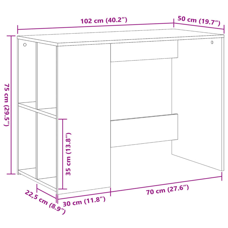 Desk, Black