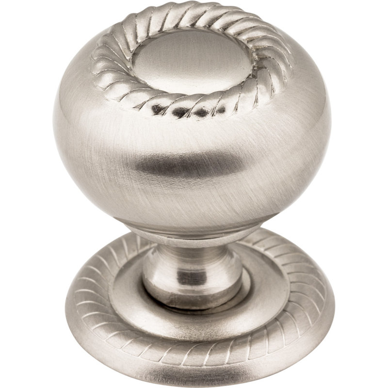 Rhodes Round Knob, Satin Nickel
