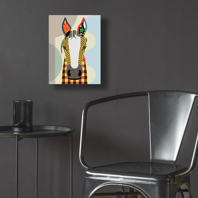 «Horse Play» par Lanre Adefioyue, H 16 po x l 12 po x P 0,13 po