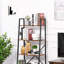 Cheever 4-Tier Minimalistic Ladder Shelf Unit Steel Frame Display Storage