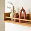 Mozingo Teak Solid Wood Accent Shelf