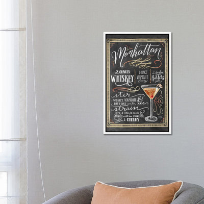 Manhattan Recipe - Print on Canvas