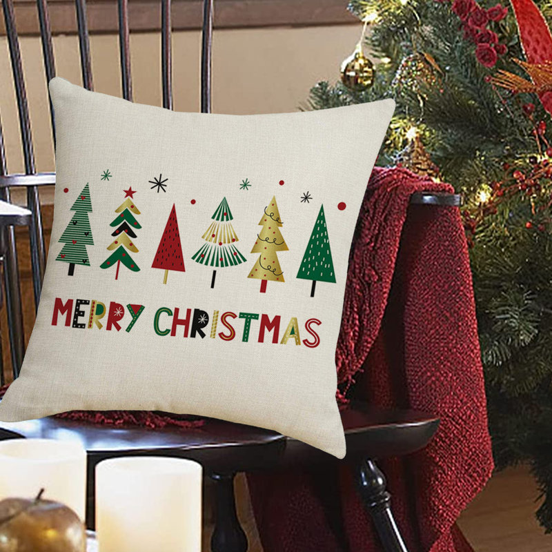 Housse de coussin d'intérieur 100% lin 