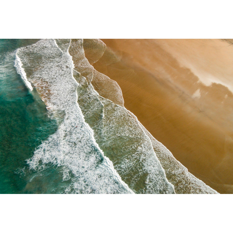 « roulement de marée »-reproduction de photo sur toile, 16 po x 24 po, Toile