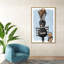 «Fashion Walk Friend, Paris Outfor Pet Glam Blue», impression sur toile-71089415-71089403
