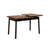 Bohlman Extendable Dining Table & Chairs Set (4 Pieces), Black | 100% Melamine Coated Particle Board, Table Size: 47.2 x 30.3 x 29.5 in (Open Size: 60.2 in) | Stylish Leatherette Chairs, Beech Wood Legs, Perfect for Modern Dining Rooms