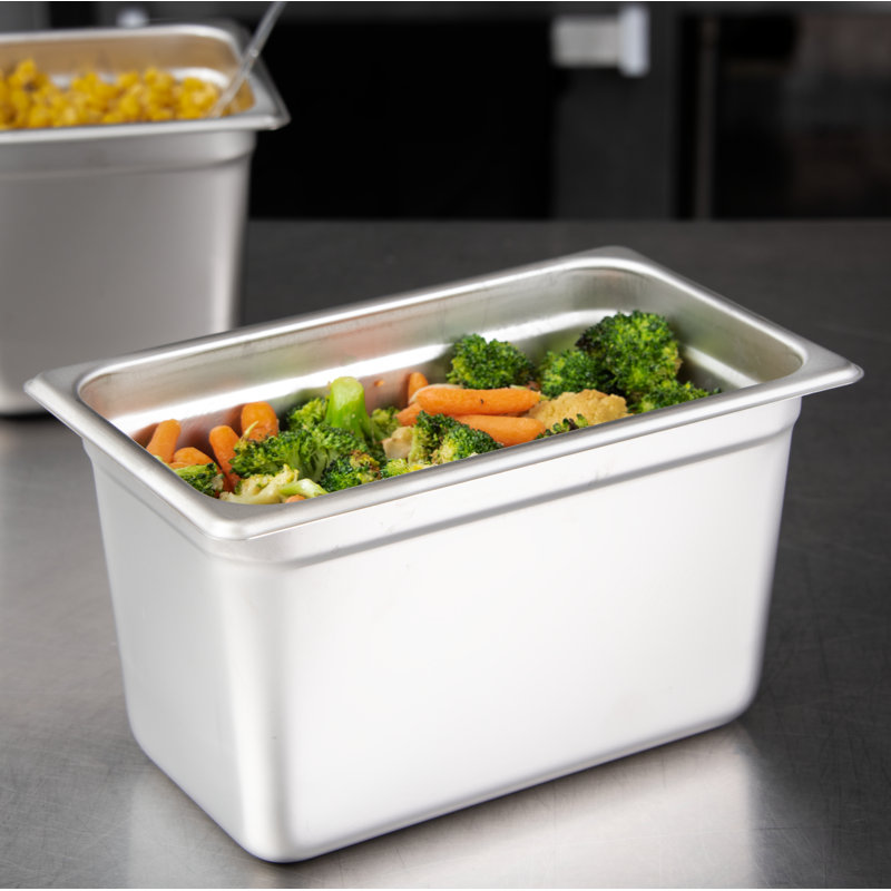 Carlisle Food Service Products DuraPan™ 1 Gallons Rectangle Stainless Steel Food Storage Container