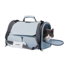 Nouveau double Expandabale et portable sac pour chat respirant sac de transport  pour animaux de compagnie sac à dos de voyage en plein air pour chat et  chien espace transparent