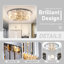 Bahner 13-light Crystal Chandelier