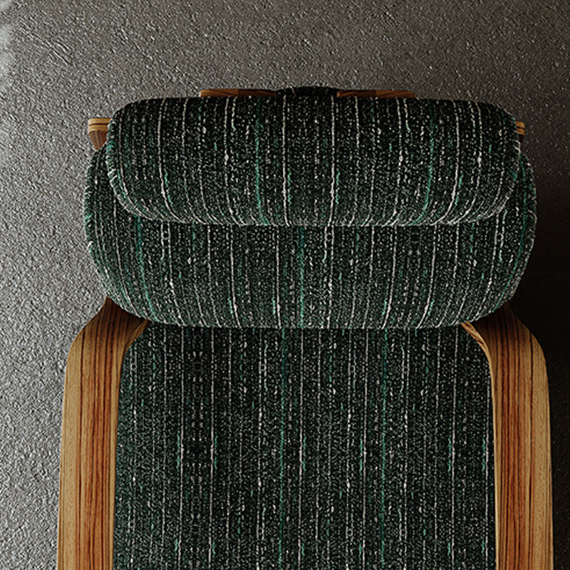 Chaise berçante en bois de frêne teinté dans la masse
