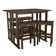 Arbnora Rectangular 4 - Person 54" Long Bar Height Dining Set
