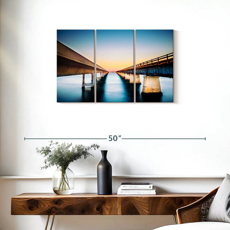 Lilie Florida Keys Seven Mile Bridge, 20" H x 33" W