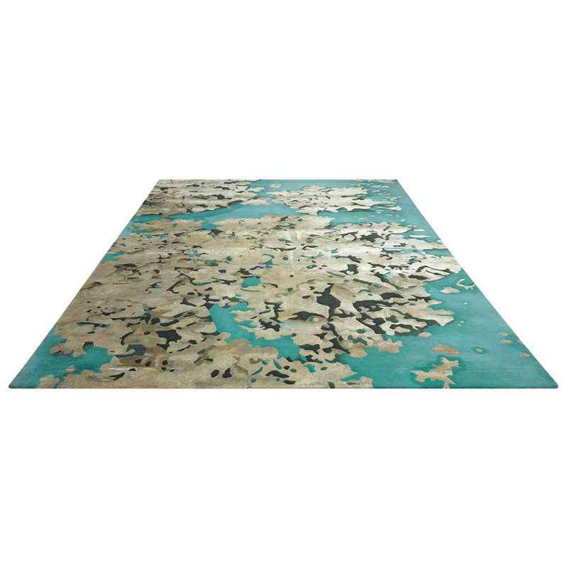 Annan Viscose Abstract Indoor Rug