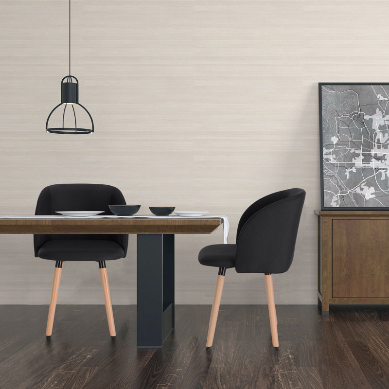 Ashburton Upholstered Dining Chair, Black