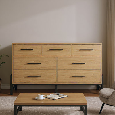 52" Dresser For Bedroom, 7 Dresser