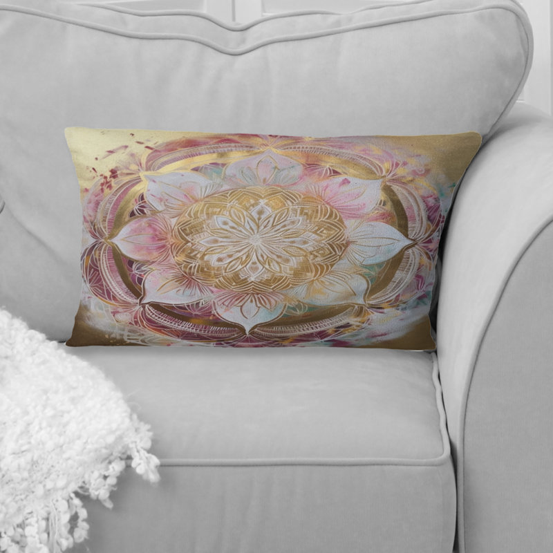 Coussin Rose Mandala II - Boho Mandala