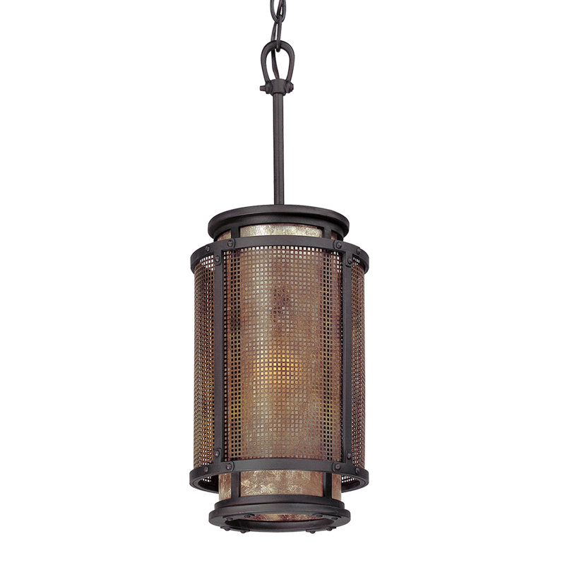 Luminaire suspendu cylindrique à 1 lumière Copper Mountain