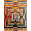 Mandala Thangka Kalchakra de qualité supérieure (Thangka sans brocart)