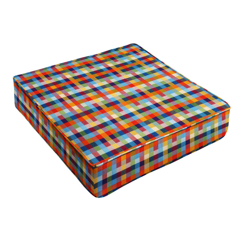 Outdoor 5'' Lounge Chair Seat Cushion, 25'' W x 25'' D