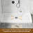 48/60"W x 32/36"D Multiple Sizes Single Threshold SMC Shower Pan Base with Drain Assembly, Non-Slip-112495621-112867672